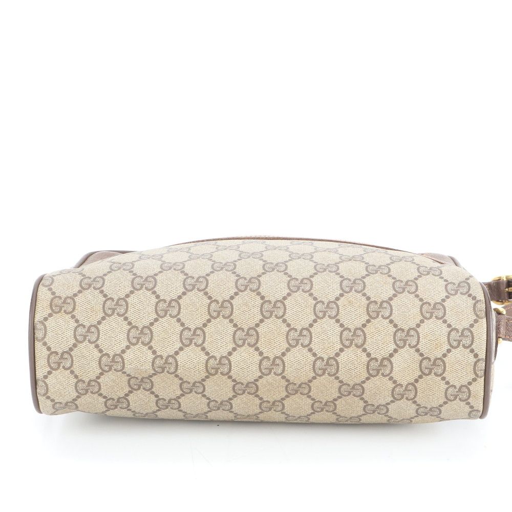 ヴィンテージ グッチ GG スプリーム オールド レザー ショルダーバッグ