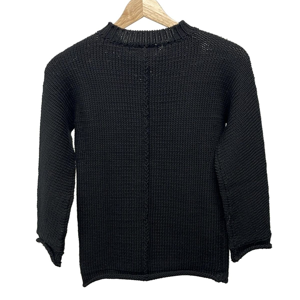 Y s ワイズ 長袖セーター サイズ3 L レディース - 黒 Vネック