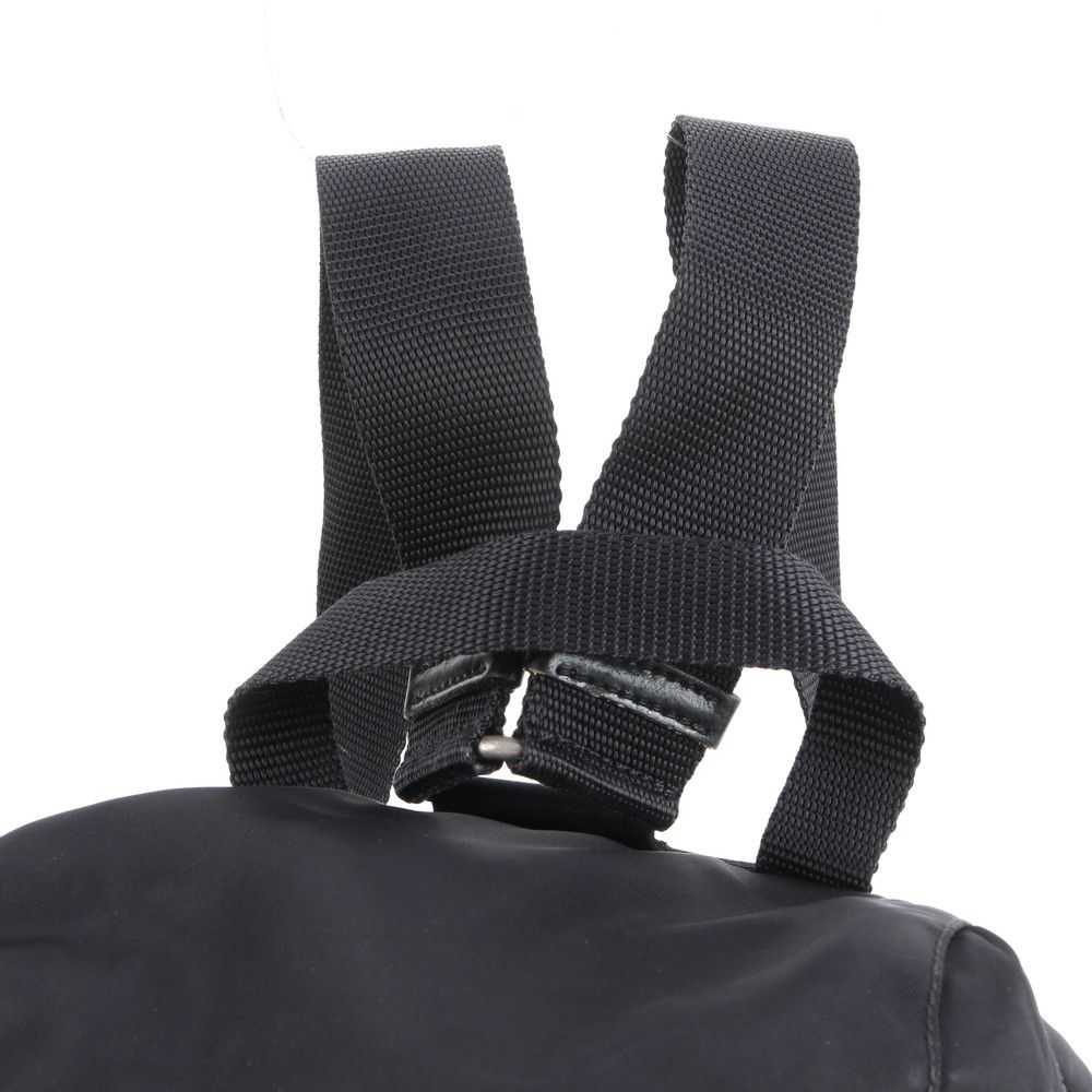 プラダ テスート ナイロン 三角ロゴ レザー リュックサック リュック バックパック ブラック 黒 レディース RUE DE 35-10