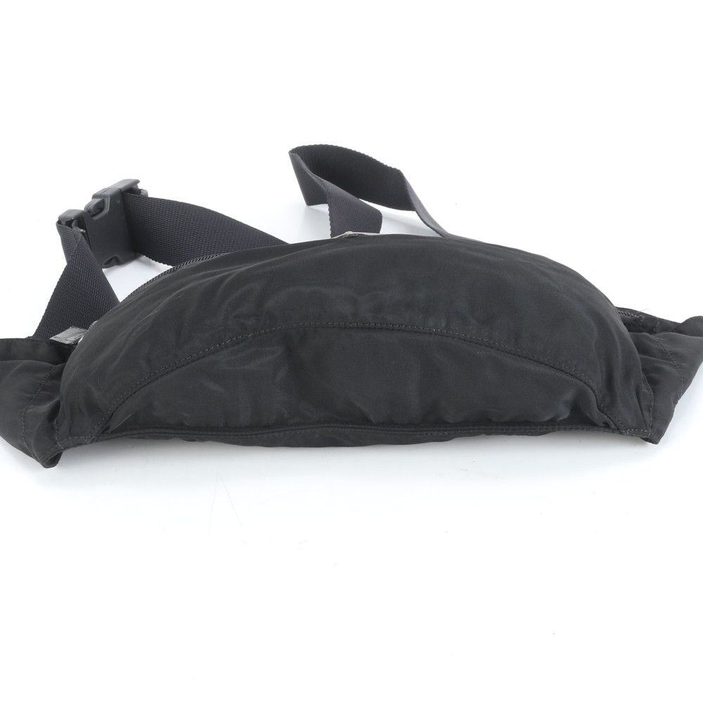 【美品】プラダ テスート ウエストポーチ ナイロン 三角プレート ボディバッグ 美品 プラダ テスート ナイロン 三角ロゴ レザー ボディバッグ ボディ