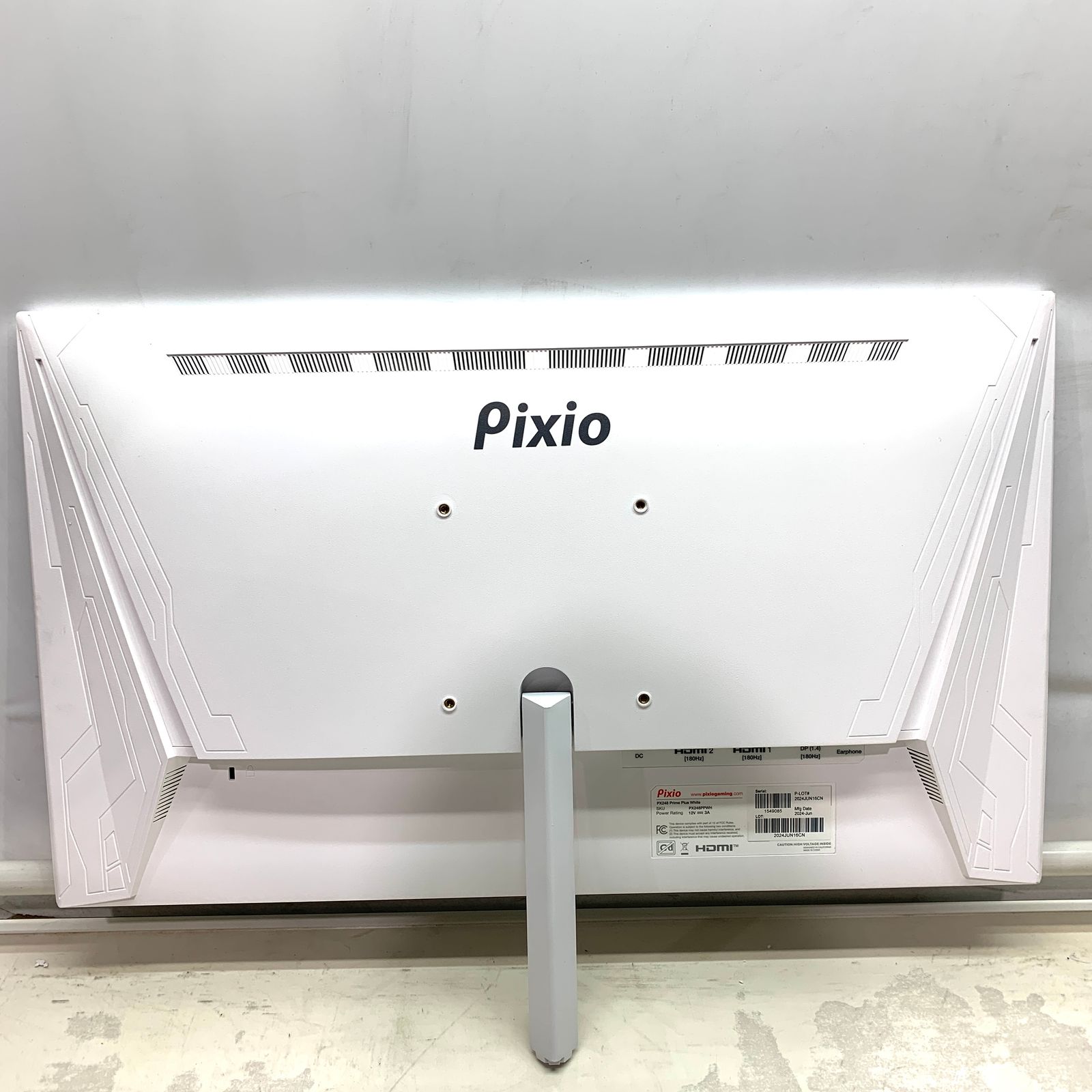 ジャンク品】Pixio PX248 Prime Plus White液晶ディスプレイ PX248PPWH