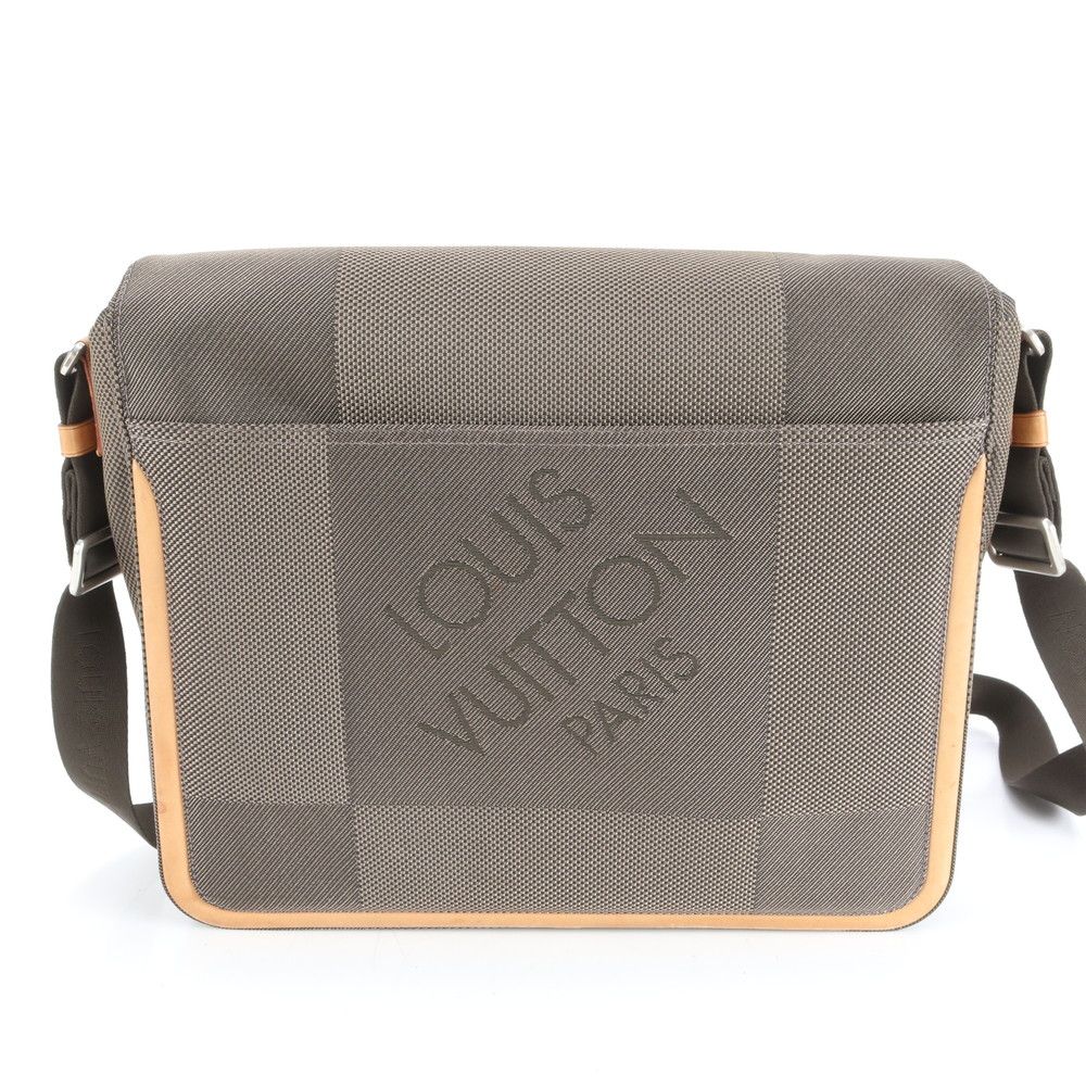 極美品 ルイヴィトン ダミエ ジェアン メサジェ M93030 レザー