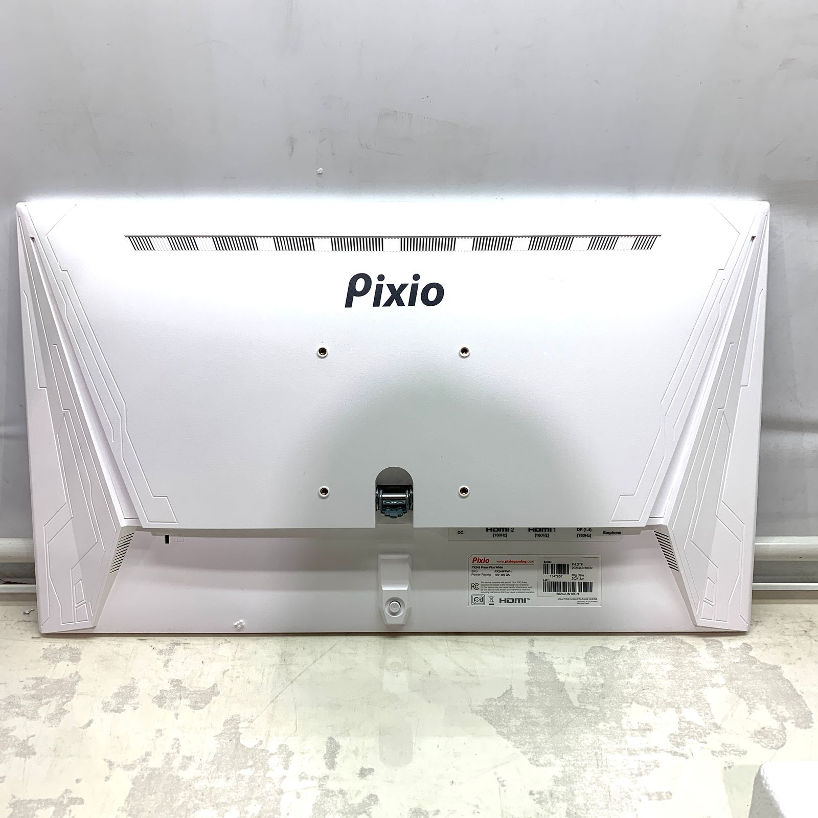 美品】Pixio PX248 Prime Plus White液晶ディスプレイ PX248PPWH 23.8