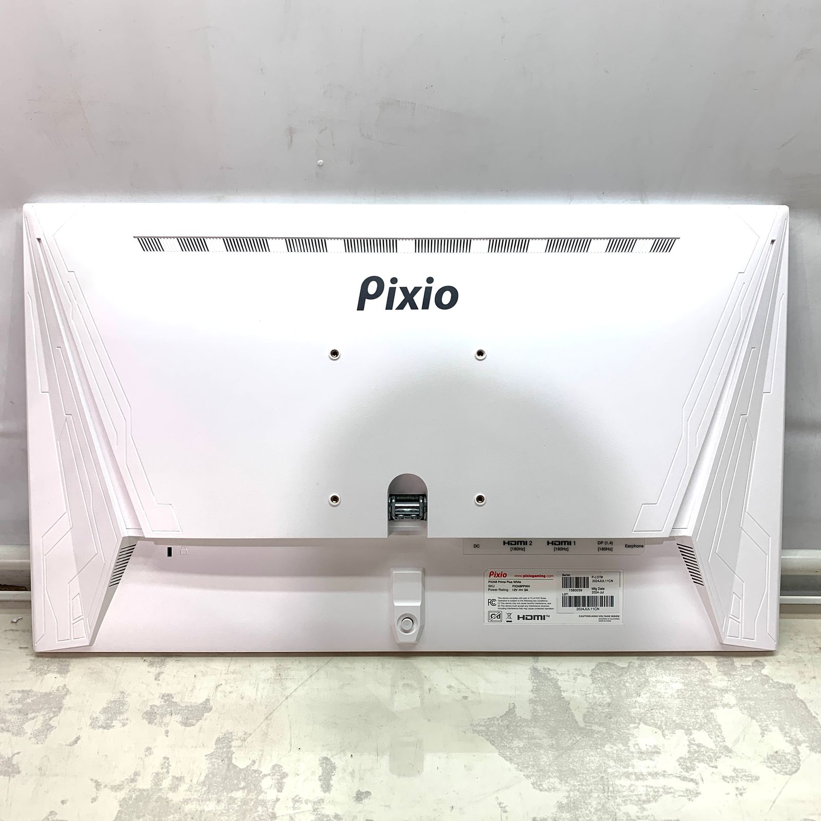 Pixio PX248 Prime Plus White ホワイト PX248PPWH / ホワイト | 23.8インチ 180Hz FHD IPSゲーミングモニター