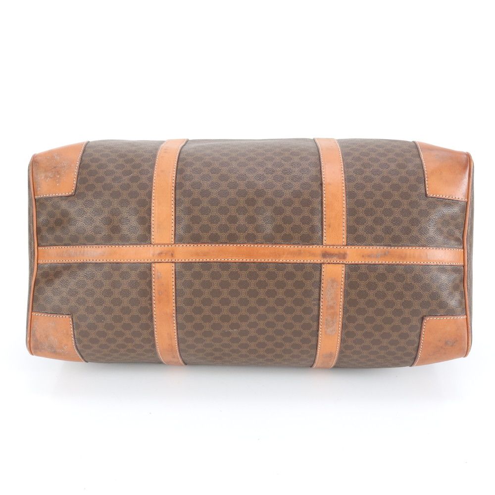 極美品 セリーヌ マカダム レザー ボストン バッグ 出張 旅行 トート