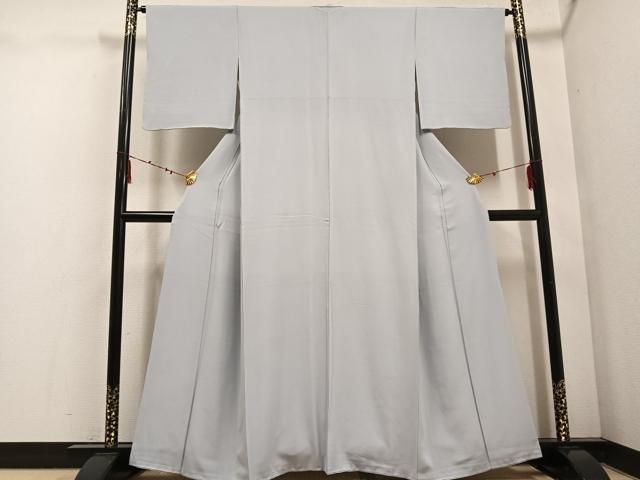 平和屋着物 上質な色無地 白鼠色 高島屋扱い 正絹 ph