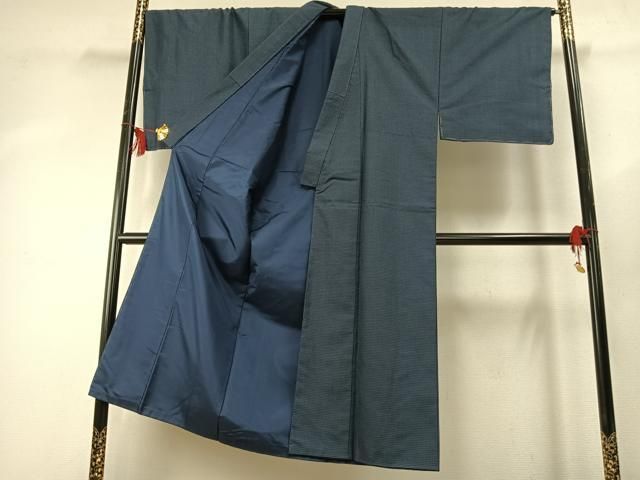 平和屋着物 男性 大島紬 アンサンブル 亀甲柄 証紙付き 正絹 fy