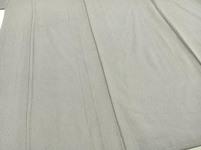  平和屋着物 上質な色無地 灰青色 正絹 fy 色無地 着物
