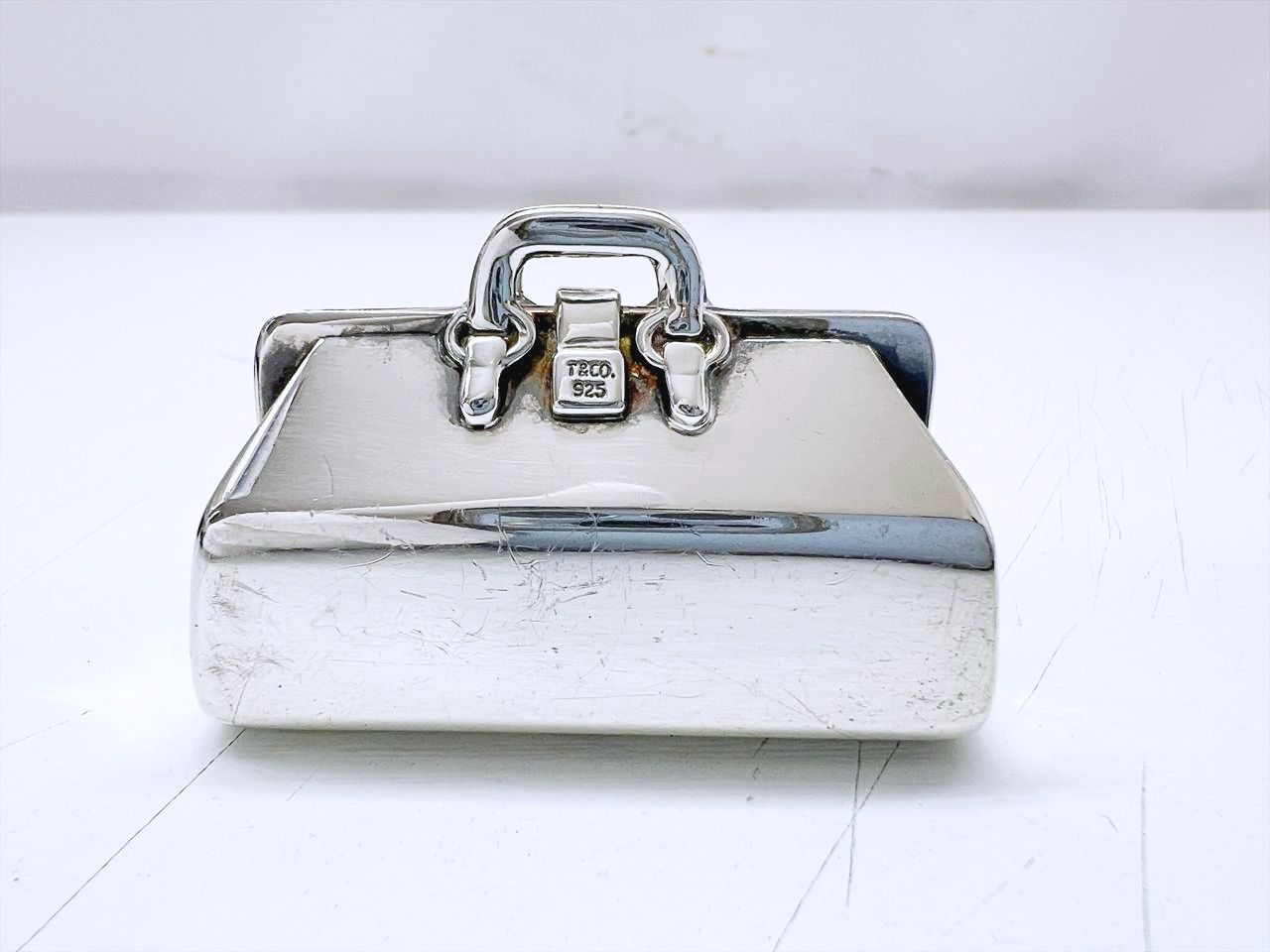 TIFFANY-Co ティファニー SV 925 バッグモチーフ ピルケース