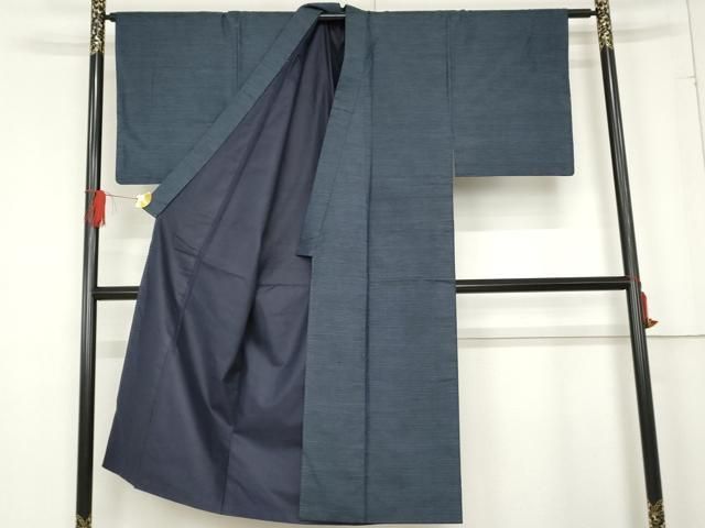 平和屋着物○男性 本場大島紬 アンサンブル 長襦袢(袷)セット 亀甲絣