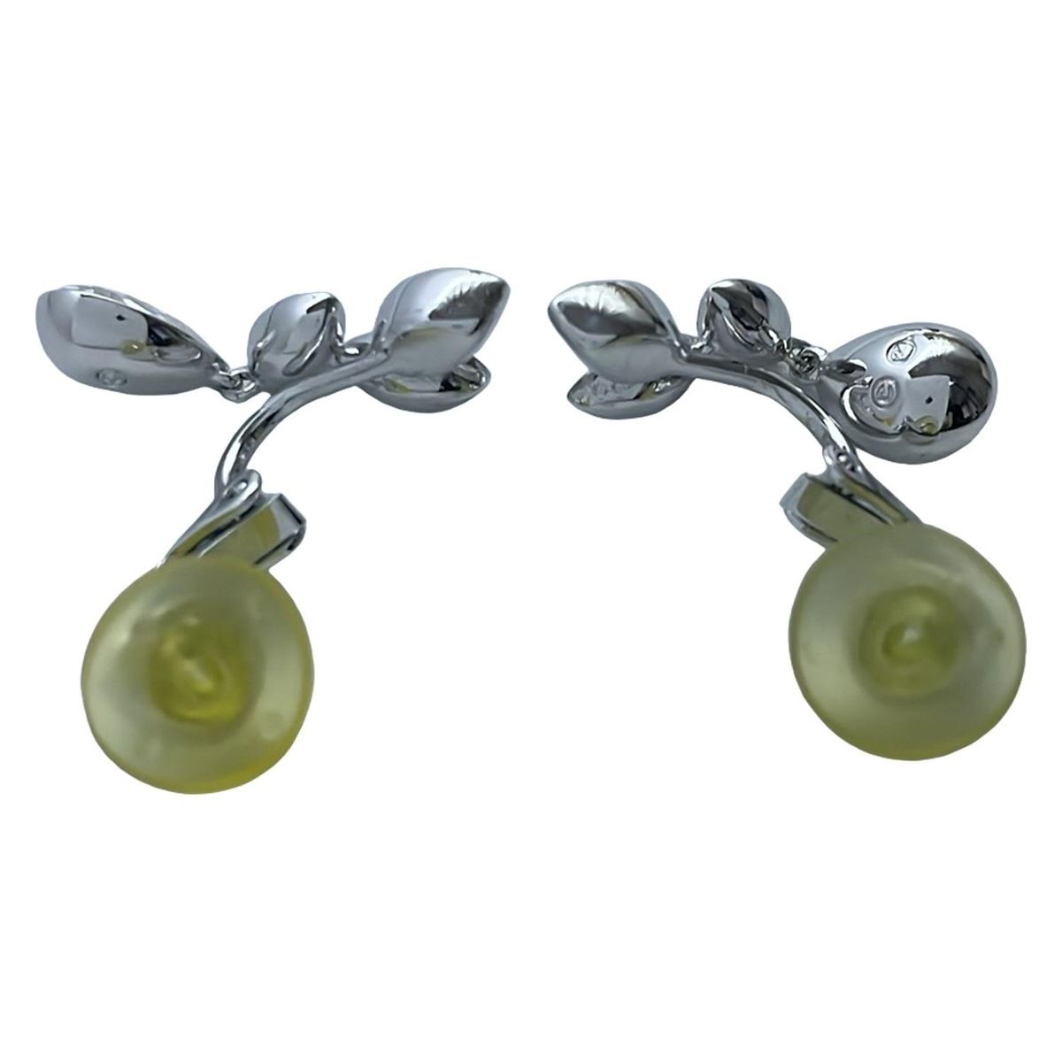  SWAROVSKI スワロフスキー イヤリング - クリア×シルバー イヤリング アクセサリー