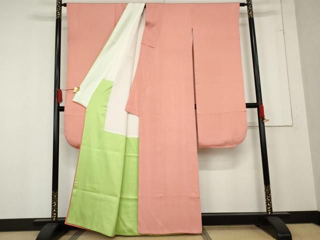 平和屋着物 伝統工芸士 関正三郎 振袖 江戸小紋 行儀 正絹 cs