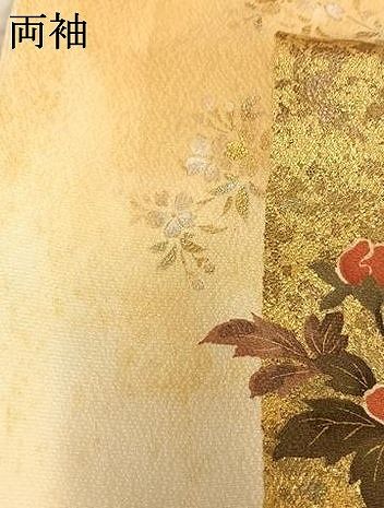 豪華振袖 熨斗花鳥文