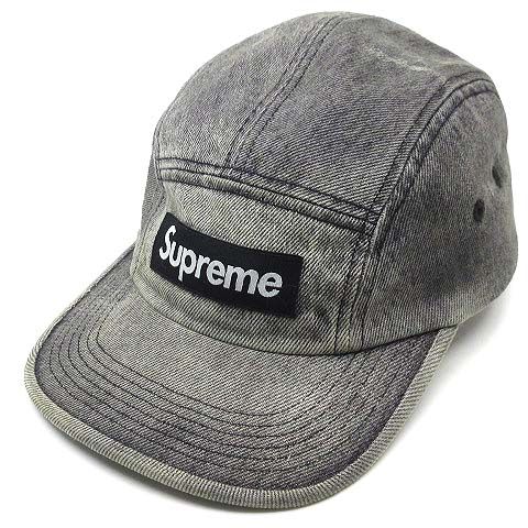 シュプリーム SUPREME Washed Chino Twill Camp Cap Denim デニム キャンプ キャップ ボックスロゴ 黒 ブラック 2025 FW AA