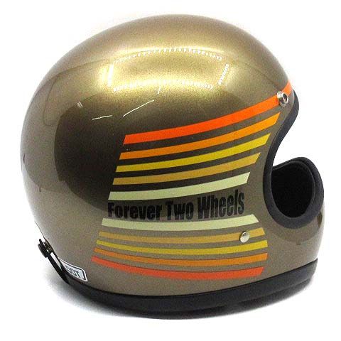  TT CO トゥーカッター SG DOT フルフェイスヘルメット ゴーグルセット レインボー ゴールド TCFF 陶器小物 置物 インテリア小物