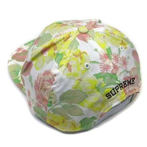 シュプリーム SUPREME Floral 5-Panel White フラワー キャップ ホワイト 2018 SS AA