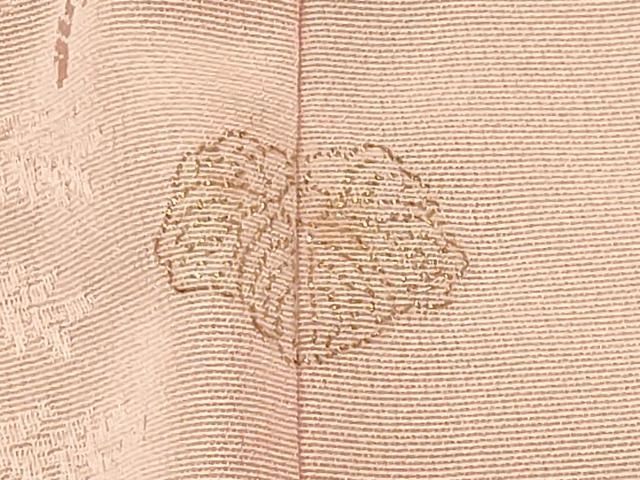  平和屋着物 上質な色無地 草木地紋 虹色 正絹 gh 色無地 着物