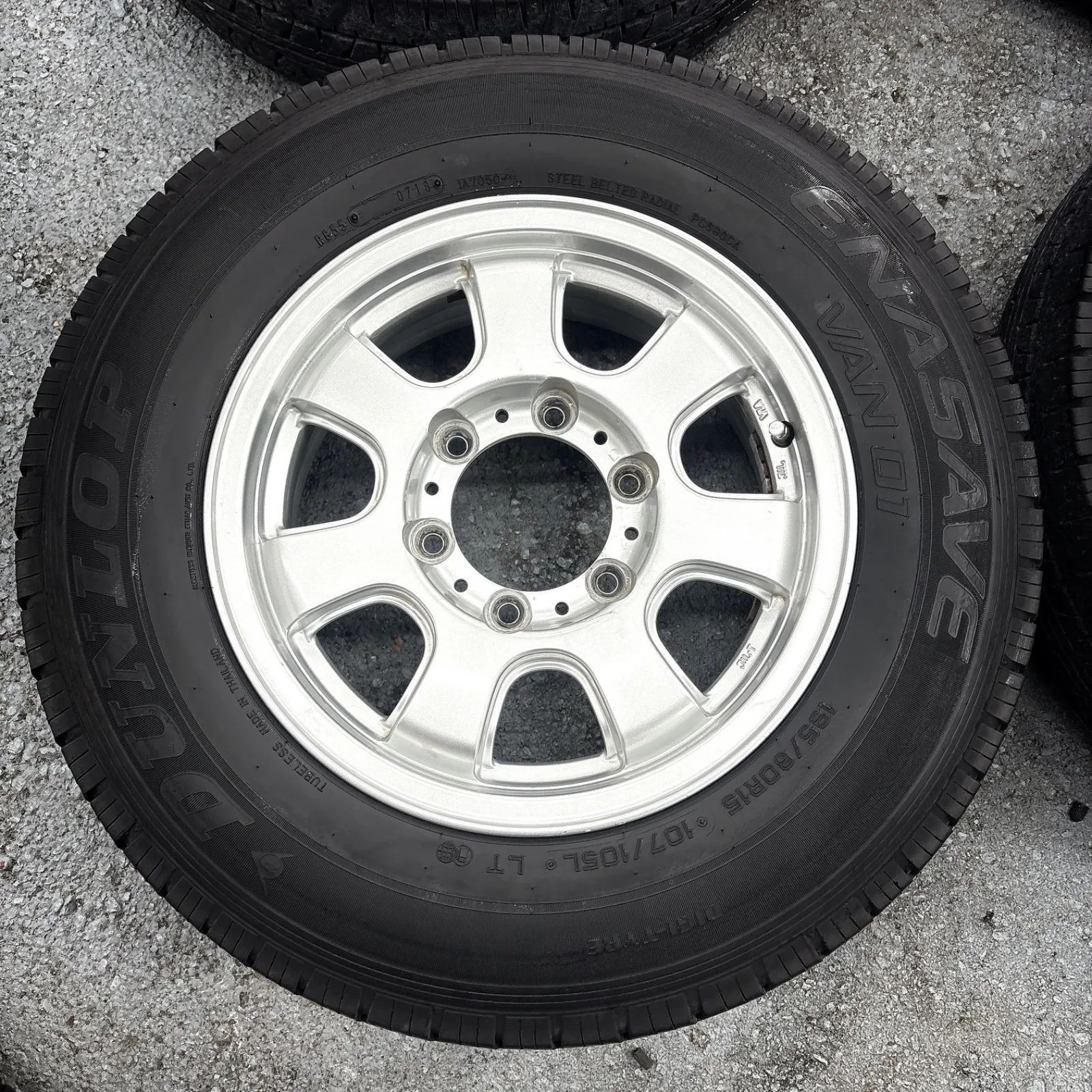 195 80 r 15 ホイールタイヤセット 15インチ 6Ｊ