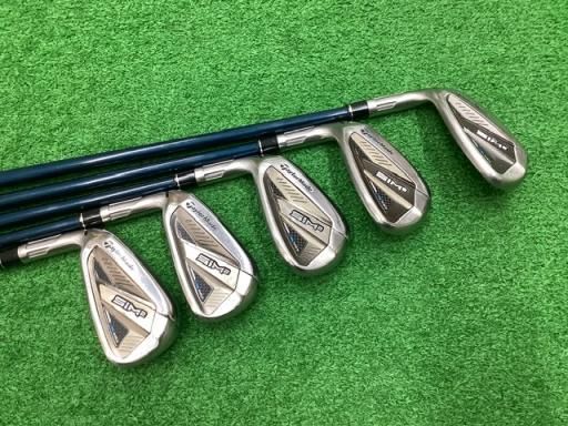 中古】 テーラーメイド SIM2 MAX 5S レフティ アイアンセット IR KBS
