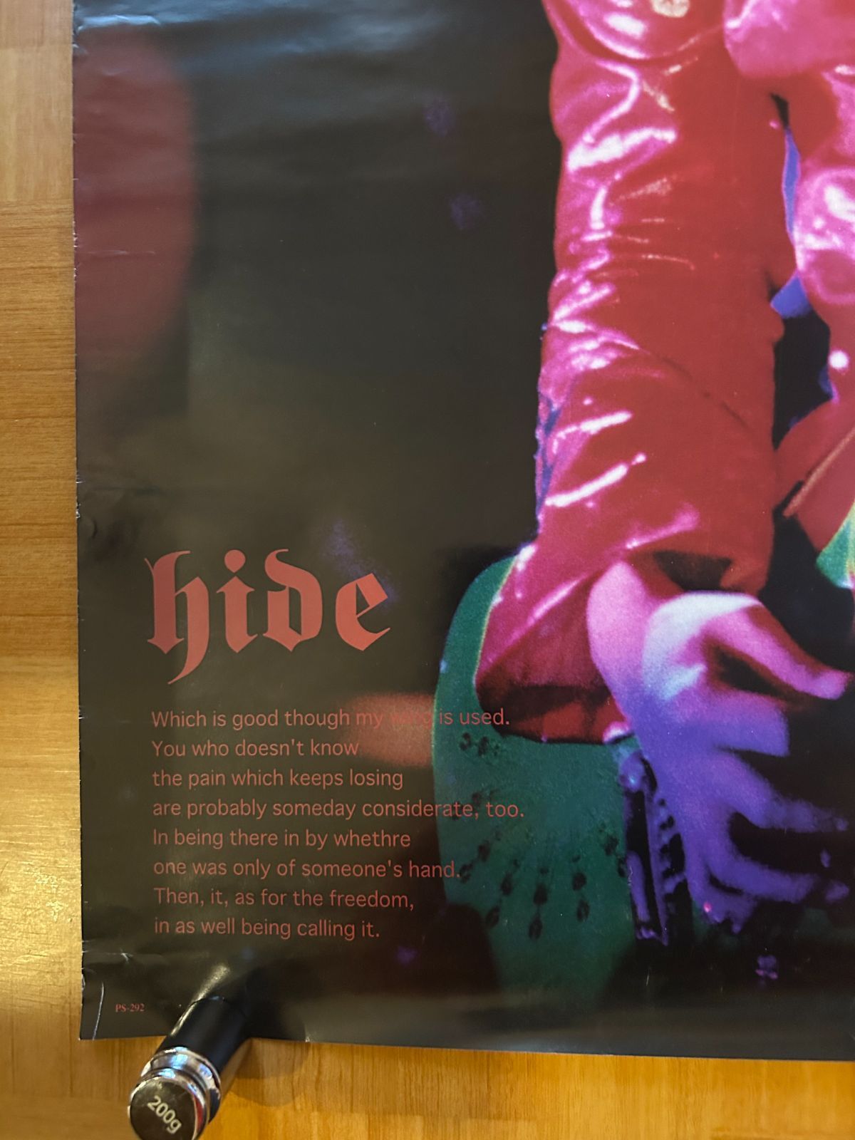 hide ヒデ / 1990年代 オフィシャル・ポスター A1サイズ (594x840mm
