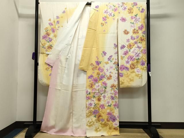 舞花文 暈し染め