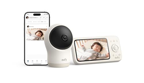 BabyTech Awards 2025 26 認定商品 Anker Eufy ユーフィ Baby Monitor C 10 ベビーモニター 約300万画素 2 K 4倍ズーム 動作 室温検知 モニター 24時間録画 夜間撮影 Wi Fi不要 首