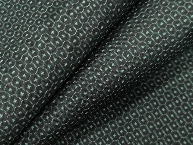 平和屋着物 男性 本場大島紬 100亀甲 総詰め 正絹 gh