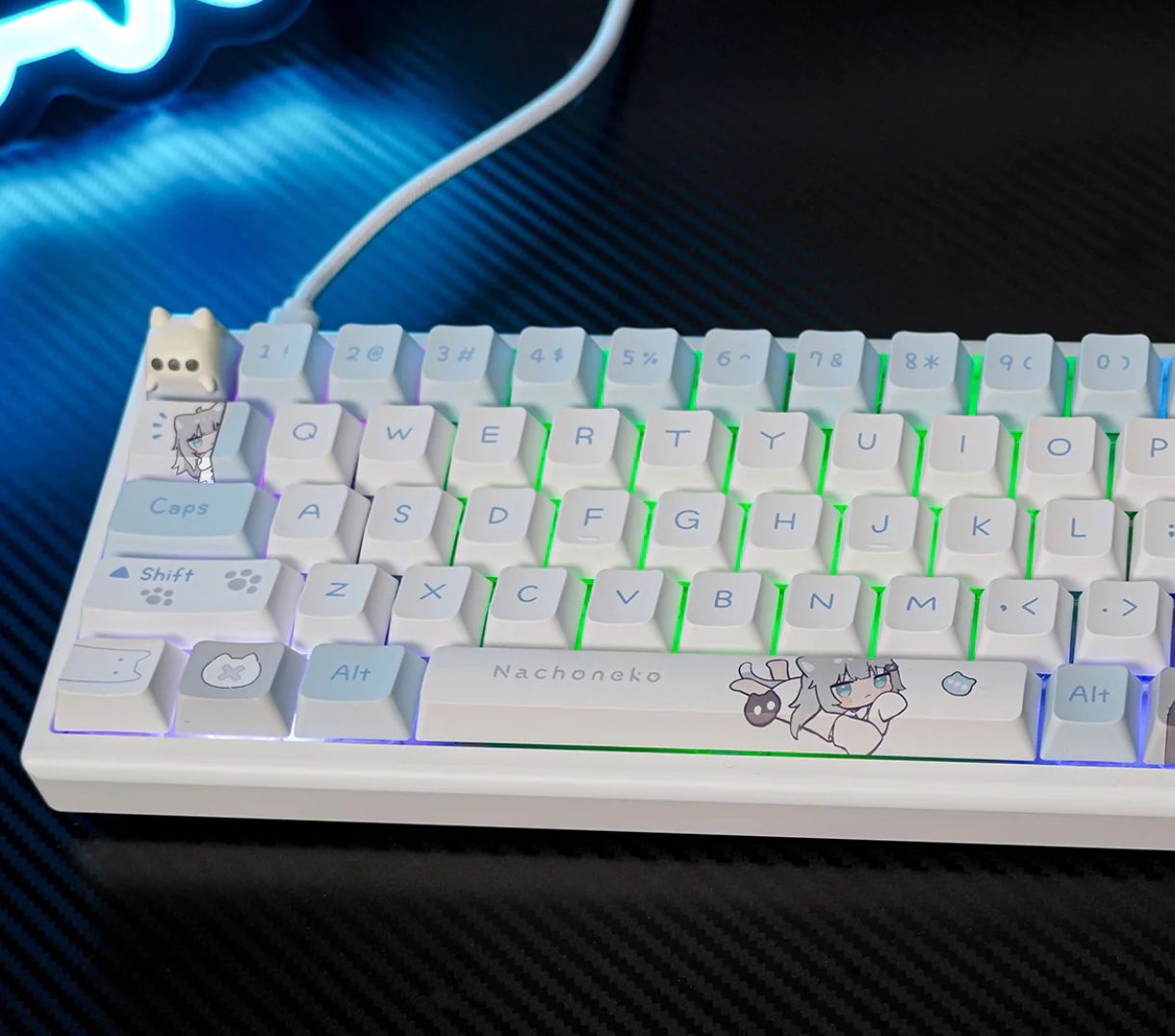 新品未開封 ふもコレ × Nachoneko キーボード 英語配列(ベースモデル