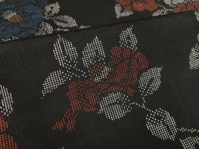 平和屋着物○本場大島紬 一元絣 枝椿 正絹 逸品 AABE7379ph - メルカリ