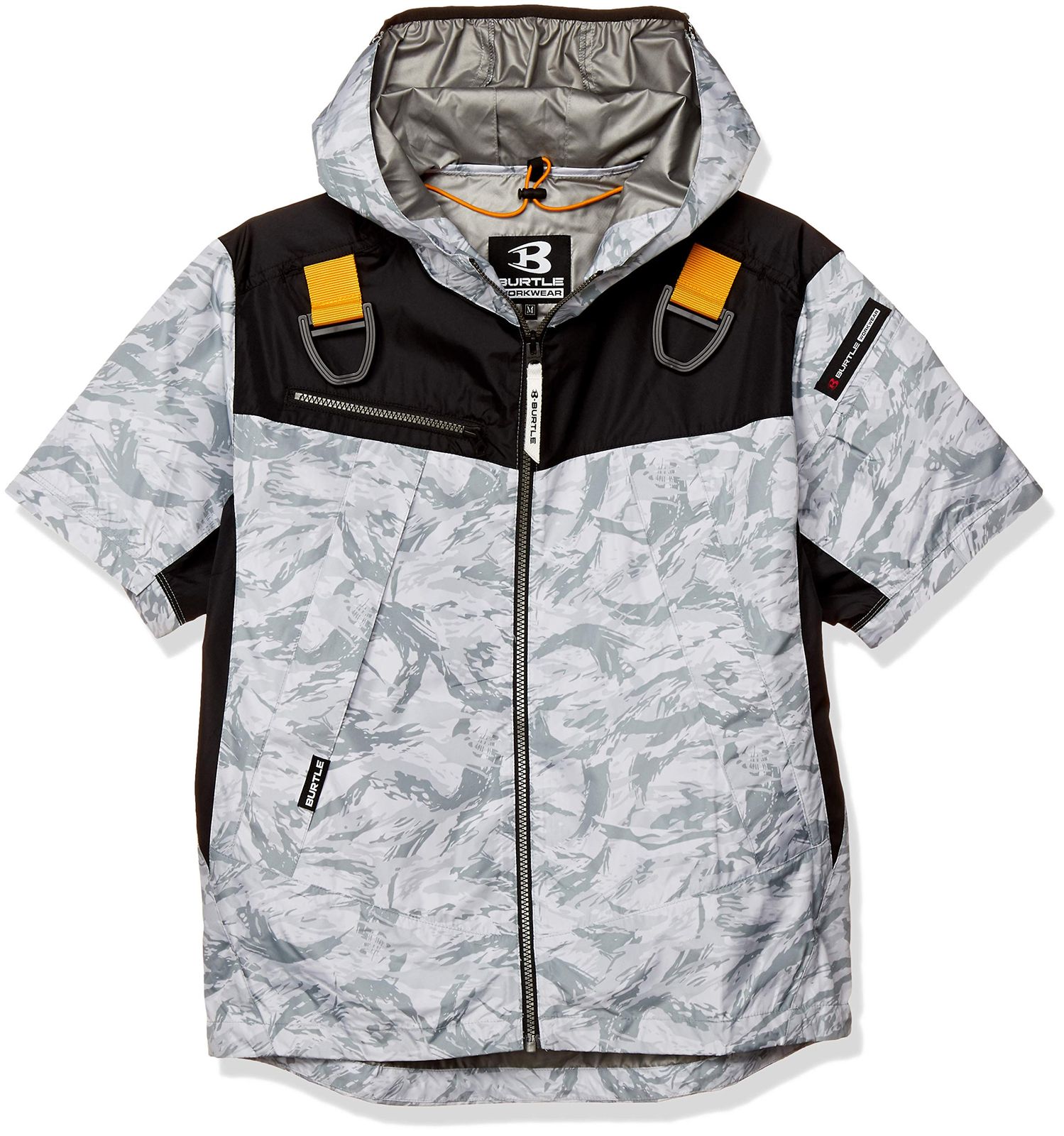 エアークラフト AC 1096パーカー半袖ジャケット 1096 39カモフラシルバー 日本 S 日本サイズS相当 Free Size