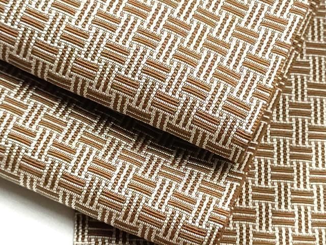 平和屋着物 男性 本場筑前博多織 角帯 網代模様 正絹 hy