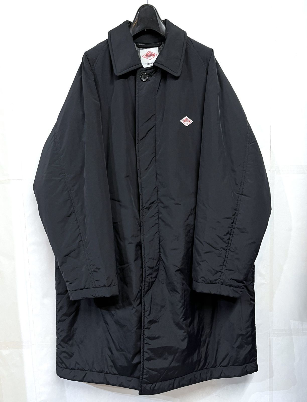 DANTON ナイロンタフタ パディングコート 中綿入り ステン コート