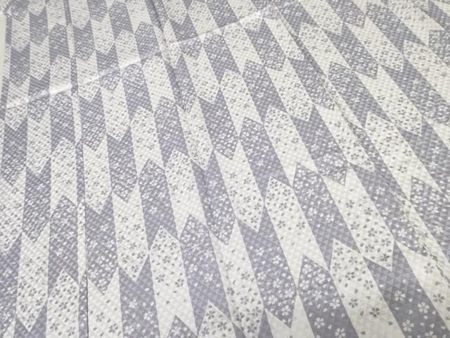  平和屋着物 長襦袢 無双仕立て 矢羽花文 正絹 cs 長襦袢 長襦袢 半襦袢