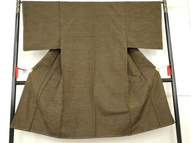 平和屋着物 男性 紬 霞文 正絹 cs