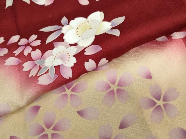 豪華振袖 舞桜文