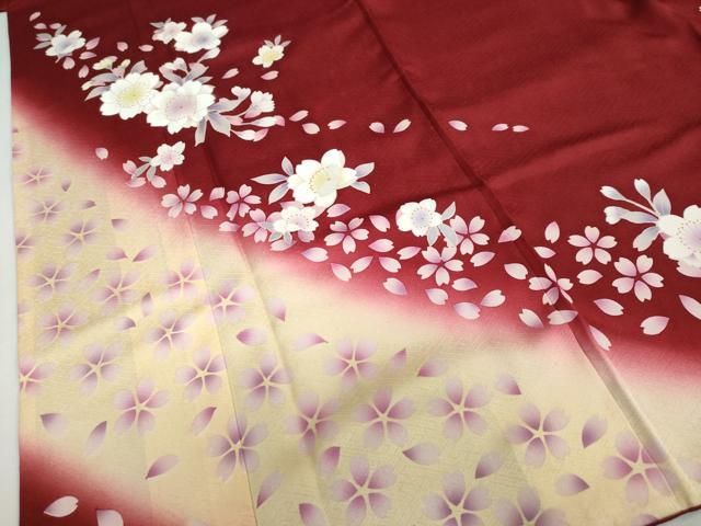 豪華振袖 舞桜文