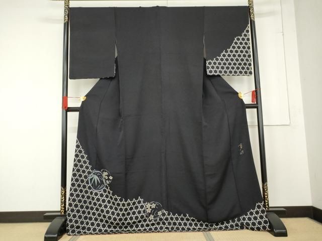 平和屋着物○染色の魔術師 染乃座・大久保玄才 そめのざ玄才 訪問着 笹