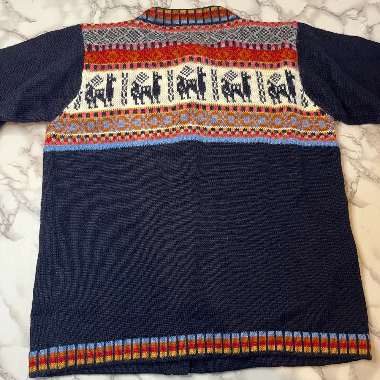 美品】アルパカハウス ALPACA HOUSE アルパカ100％ ニットカーディガン