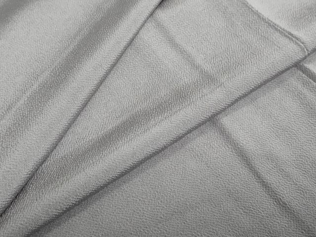 平和屋着物 上質な色無地 霞色 鬼しぼ縮緬 正絹 ud