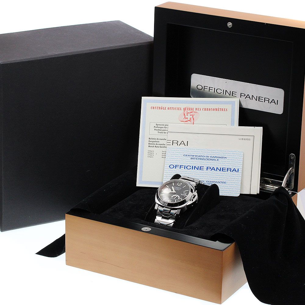 パネライ PANERAI PAM00125 ルミノール デイト パワーリザーブ 自動