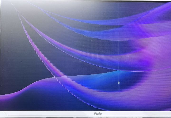 ジャンク品】Pixio ピクシオ PX248WAVE White ゲーミングモニター