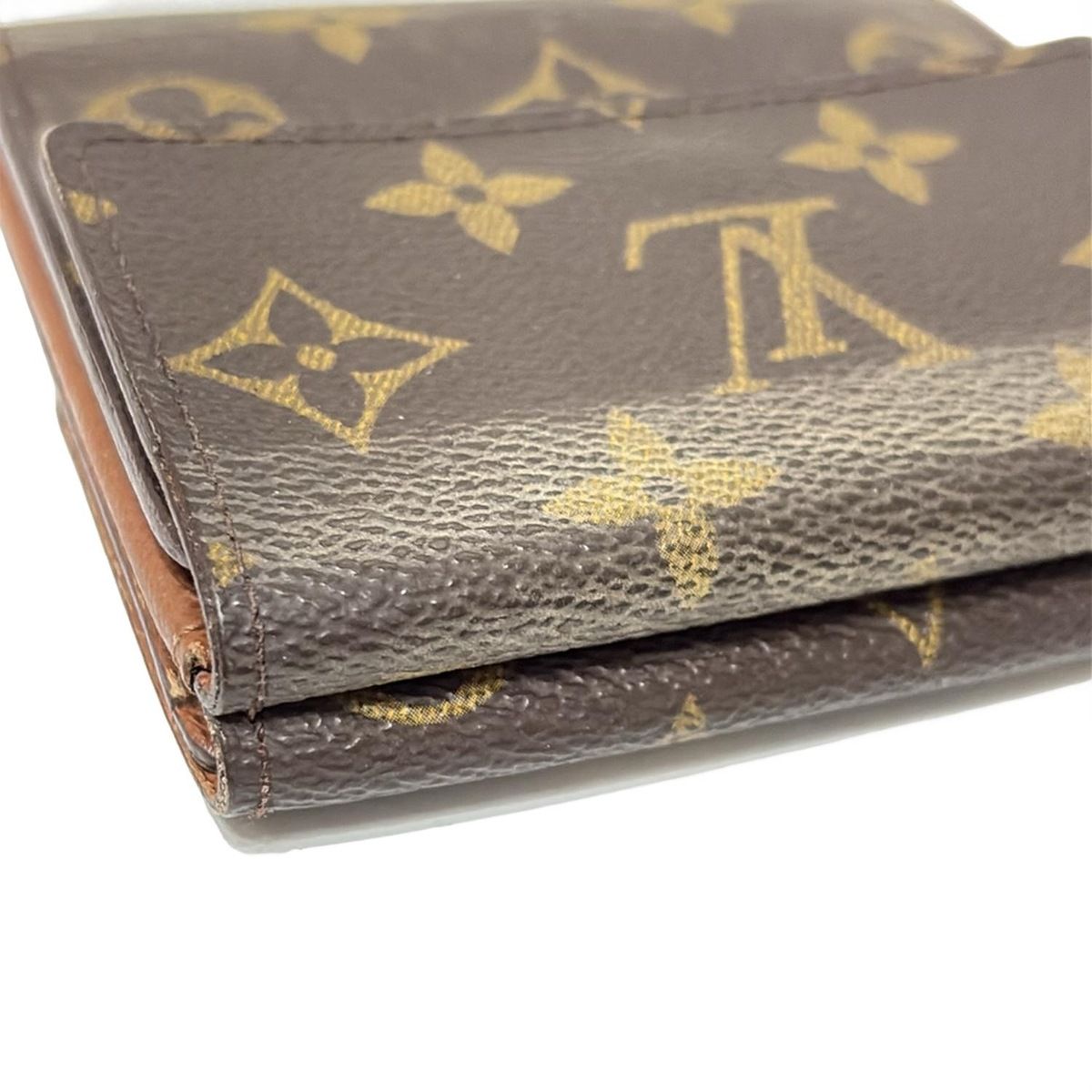 LOUIS VUITTON(ルイヴィトン) Wホック財布 モノグラム ポルトモネビエ