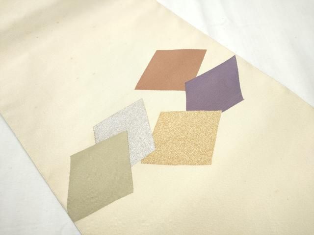 なにとぞさん、専用 平和屋着物○西陣 小川英謹製 爪掻き本綴れ 八寸名古屋帯 箔散らし文