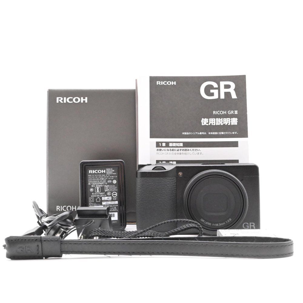 RICOH GR III デジタルカメラ APS-Cサイズ大型CMOSセンサー搭載