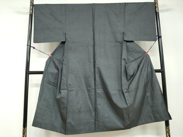 平和屋着物 男性 本場大島紬 アンサンブル 長羽織 100亀甲 総詰め 正絹 ud