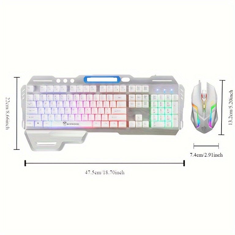 快適操作＆高耐久】ゲーミングキーボード マウスセット リストレスト付