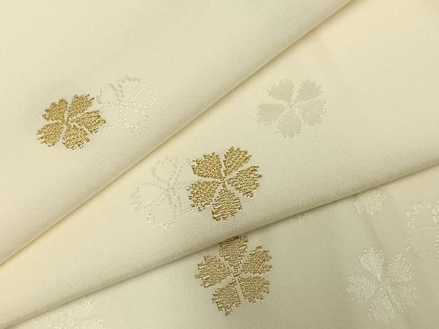 平和屋着物○長襦袢 袷 舞桜文 金糸 正絹 逸品 AABE5449fy - メルカリ