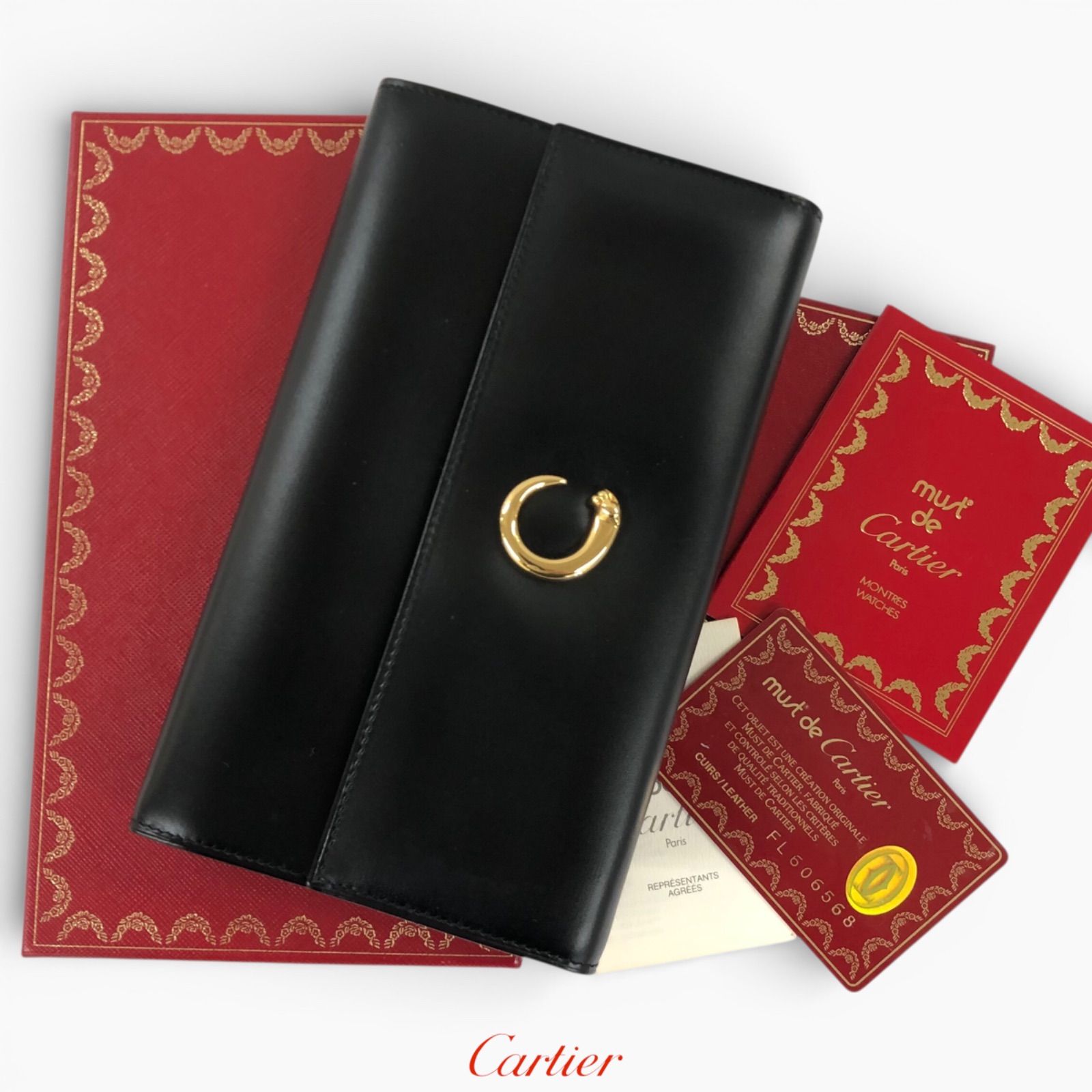 未使用 Cartier カルティエ パンテール ドゥ カルティエ フラップ 