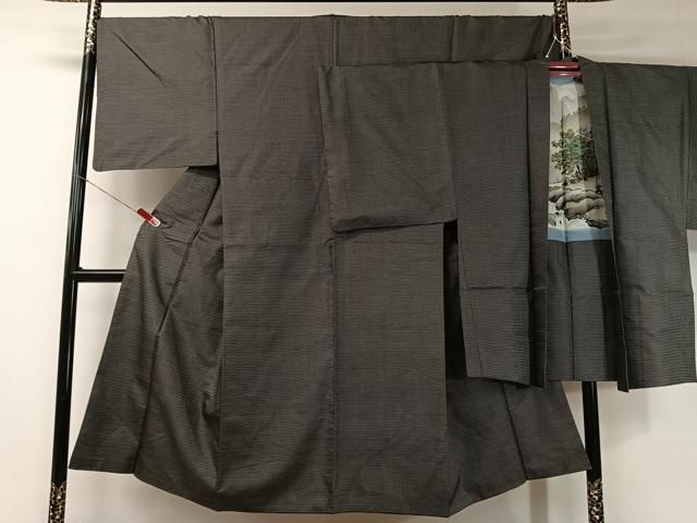 平和屋着物 男性 本場大島紬 アンサンブル 100亀甲 総詰め 正絹 vp