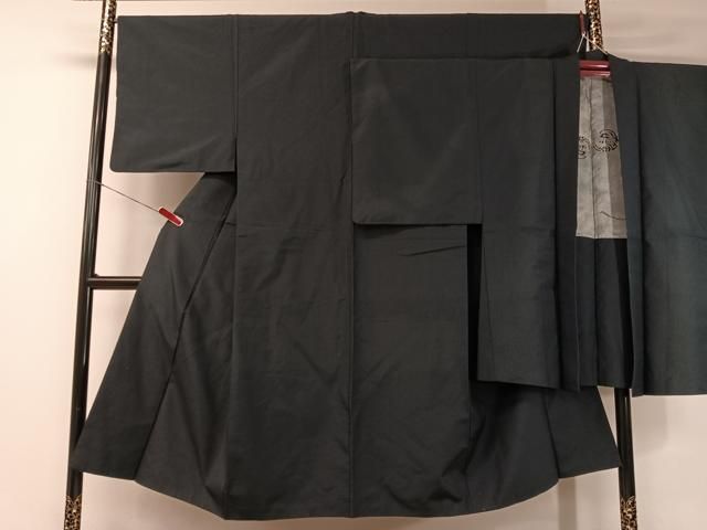 平和屋着物 男性 本場大島紬 薩摩結城 アンサンブル 濃藍色 正絹 vp